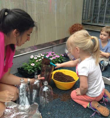 Preschool Gardening - The River School in Washington DC